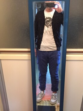 「アイテム（カーゴパンツ）」を使った、はさんさん（メンズ・175cm・30代）の秋コーディネート