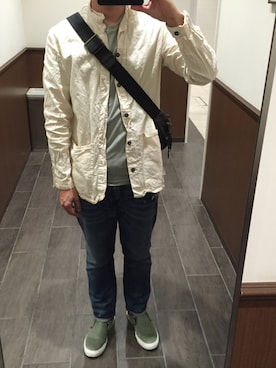 「DIEMME（ディエッメ）のアイテム」を使った、はさんさん（メンズ・175cm）の秋コーディネート