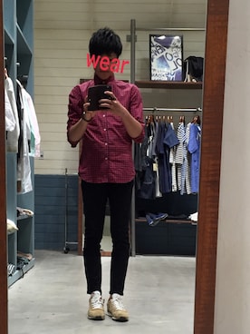 「shop」｜レオさん（メンズ・173cm）の春コーディネート