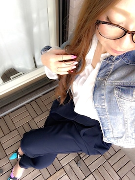 「クロップドパンツ」｜･･azzu･･さん（レディース・150cm）の春コーディネート