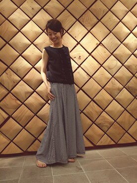 HANさん（レディース・162cm）の夏コーディネート