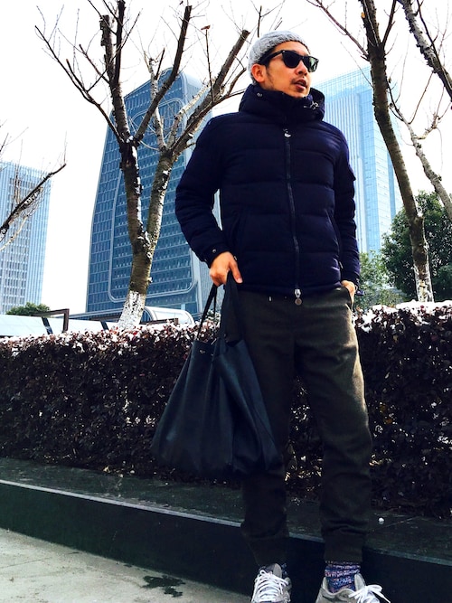 Matsu Monclerのダウンジャケット コートを使ったコーディネート Wear