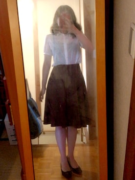 「elegance卑弥呼（エレガンスヒミコ）のアイテム」を使った、みきさん（レディース・160cm）の秋コーディネート