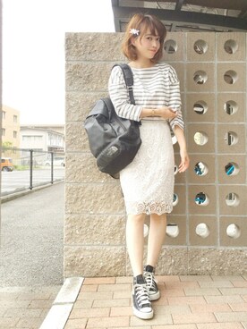 「STYLE DELI（スタイルデリ）のアイテム」を使った、てらさん（レディース・161cm）の春コーディネート