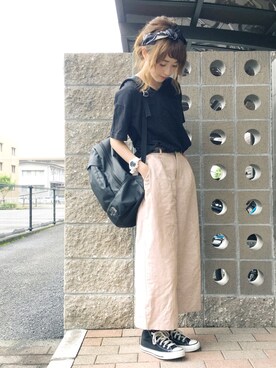 「Factor=（ファクターイコール）のアイテム（財布/小物）」を使った、てらさん（レディース・161cm）の春コーディネート