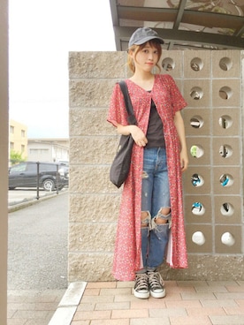てらさん（レディース・161cm）の夏コーディネート