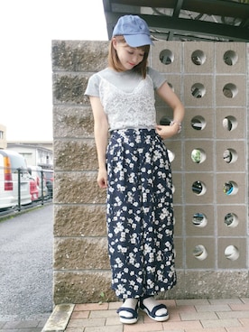 てらさん（レディース・161cm）の夏コーディネート