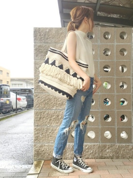 てらさん（レディース・161cm）の夏コーディネート