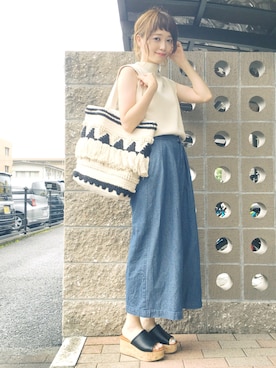 てらさん（レディース・161cm）の夏コーディネート