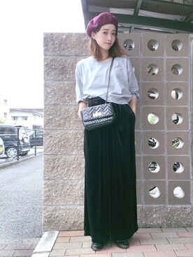 「MARC JACOBS（マークジェイコブス）のアイテム（シューズ）」を使った、てらさん（レディース・161cm）の秋コーディネート