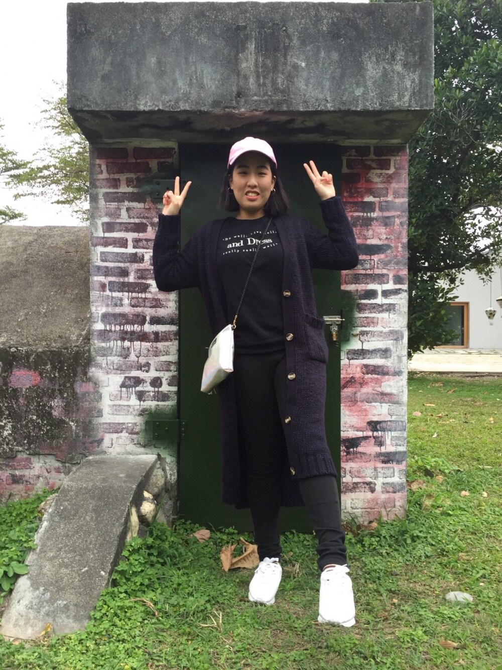 「Polo Ralph Lauren、Bershka、ootd、outfit、UNIQLO、PUMA」｜「POLO RALPH LAURENのアイテム（帽子、ピンク系）」を使った、Luさん（レディース・166cm）の冬コーディネートの1枚目の写真
