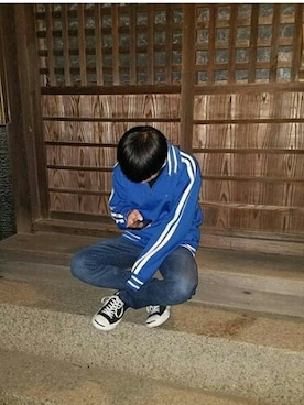 「VANS（バンズ）のアイテム（ジャージ）」を使った、kukさん（メンズ・166cm）の秋コーディネート