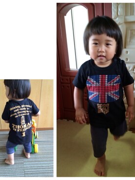 canちゃんさん（キッズ・80cm）の夏コーディネート