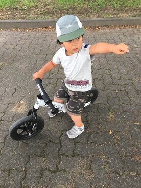 canちゃんさん（キッズ・90cm）の夏コーディネート