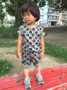 canちゃんさん（キッズ・90cm）の夏コーディネート