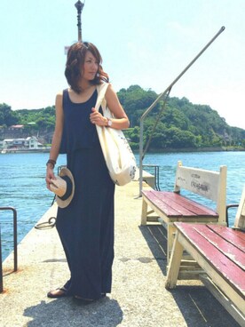 RIEさん（レディース・162cm）の夏コーディネート