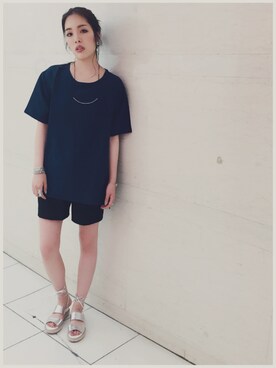 「THEE（シー）のアイテム」を使った、annaさん（レディース・163cm）の春コーディネート