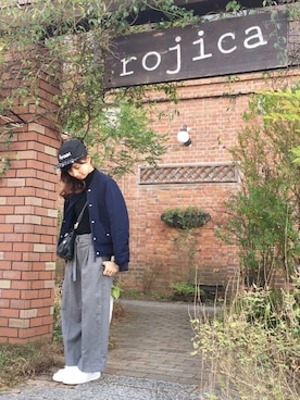 「MAISON KITSUNE」｜「アイテム（その他アウター）」を使った、r y o **さん（レディース・153cm）の冬コーディネート