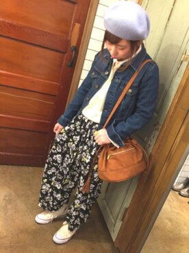 「zootie」｜「アイテム（スニーカー）」を使った、ズーティー梅田HEP FIVE店さん（レディース・150cm）の冬コーディネート