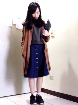 「Lulus」｜Three˙Ꙫ˙さん（レディース・154cm）の冬コーディネート