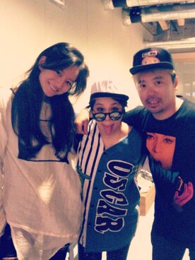 「C.E（シーイー）のアイテム（Tシャツ/カットソー、ブラック系）」を使った、masahirooguraさん（メンズ）の秋コーディネート