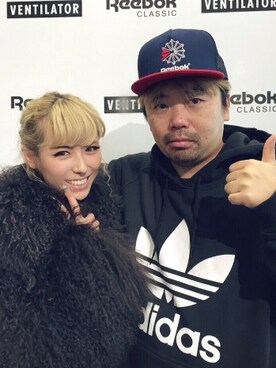 「adidas（アディダス）のアイテム（スウェット、ブラック系）」を使った、masahirooguraさん（メンズ）の冬コーディネート