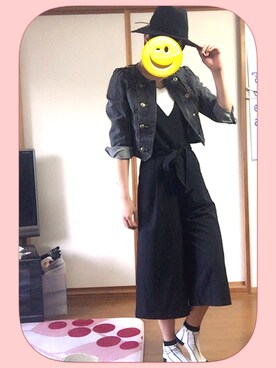 「one way（ワンウェイ）のアイテム（サロペット/オーバーオール）」を使った、ちゃーぼーさん（レディース・172cm）の春コーディネート