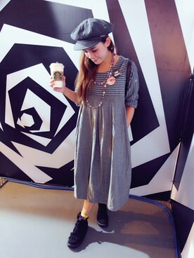 「UNBILICAL（エンブレム）のアイテム」を使った、悅妞💋さん（レディース・164cm）の秋コーディネート