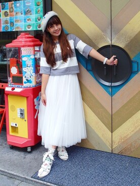 「UNBILICAL（エンブレム）のアイテム」を使った、悅妞💋さん（レディース・164cm）の春コーディネート