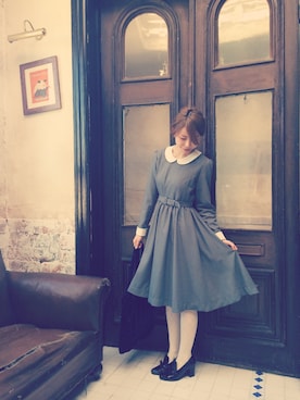 「アイテム（ワンピース/ドレス）」を使った、_m_a_i_さん（レディース・157cm・20代）の冬コーディネート