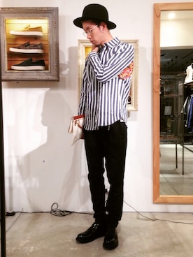 「hat」｜HARUKIさん（メンズ・171cm）の春コーディネート