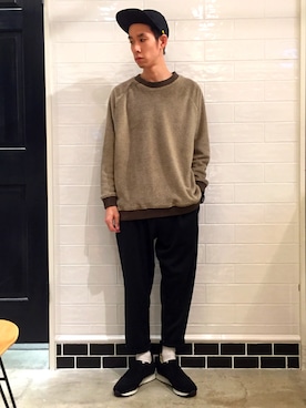 「rehacer（レアセル）のアイテム（帽子）」を使った、HARUKIさん（メンズ・171cm）の秋コーディネート