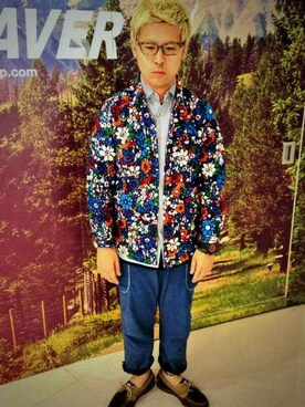 やなちゃんさん（メンズ・164cm）の夏コーディネート