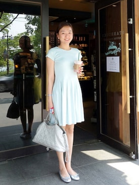 「韓国ファッション」｜LITTLEBLACKさん（レディース・162cm）の春コーディネート