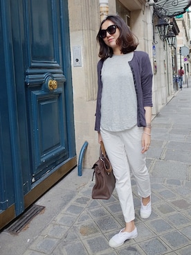 「ナチュラルスタイル」｜LITTLEBLACKさん（レディース・162cm）の夏コーディネート