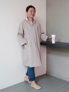 「アイテム（財布/小物、ホワイト系）」を使った、LITTLEBLACKさん（レディース・162cm）の夏コーディネート