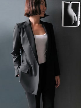 「スーツ」｜LITTLEBLACKさん（レディース・162cm）の秋コーディネート