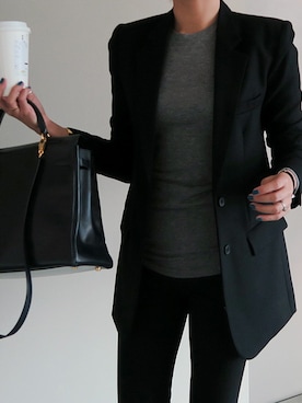 「アイテム（フォーマルスーツ/小物）」を使った、LITTLEBLACKさん（レディース・162cm）の冬コーディネート