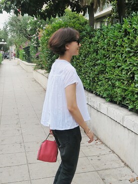 「 デニム」｜LITTLEBLACKさん（レディース・162cm）の夏コーディネート