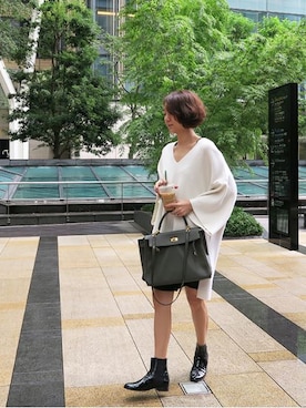 「ルーズフィット」｜LITTLEBLACKさん（レディース・162cm）の秋コーディネート