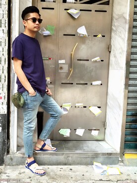 sai saiさん（メンズ・178cm）の夏コーディネート