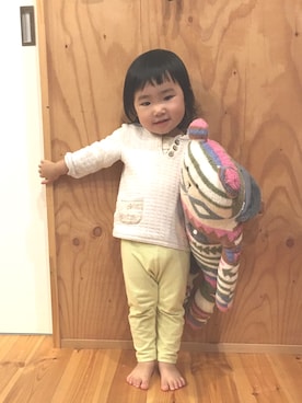 「UNIQLO（ユニクロ）のアイテム（レギンス/スパッツ、グリーン系）」を使った、sanさん（レディース・148cm）の春コーディネート