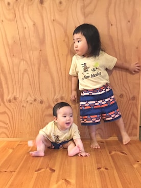 sanさん(キッズ・80cm)の夏コーディネート
