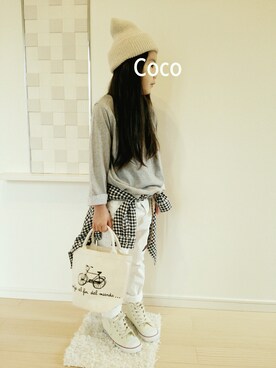 COTTENさん（キッズ・125cm）の冬コーディネート