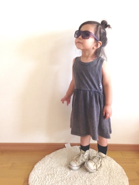 「アイテム（音楽/本・雑誌）」を使った、KoKaさん（キッズ・90cm）の夏コーディネート