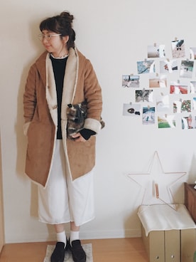 まさみさん(レディース・159cm)の冬コーディネート