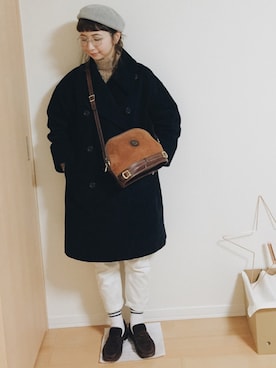 まさみさん（レディース・159cm）の冬コーディネート