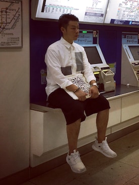 「SHAUN SAMSON（ショーンサムソン）のアイテム」を使った、Shun Watanabeさん（メンズ・165cm）の秋コーディネート