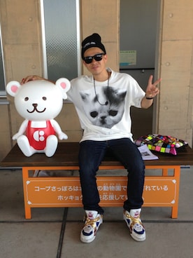 「SHAUN SAMSON（ショーンサムソン）のアイテム」を使った、Shun Watanabeさん（メンズ・165cm）の秋コーディネート