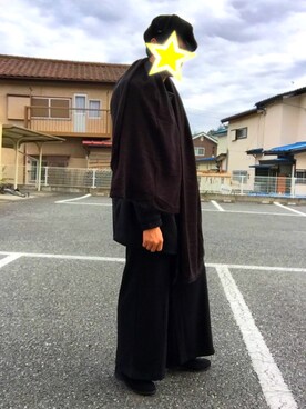 「コーディガン」｜「アイテム（ライダースジャケット）」を使った、KOYA080さん（メンズ・182cm）の冬コーディネート